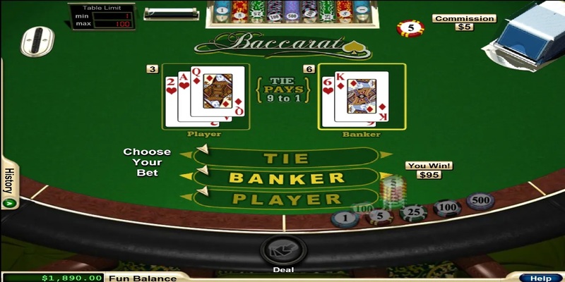 Baccarat - Tựa game độc đáo tại 69VN Casino